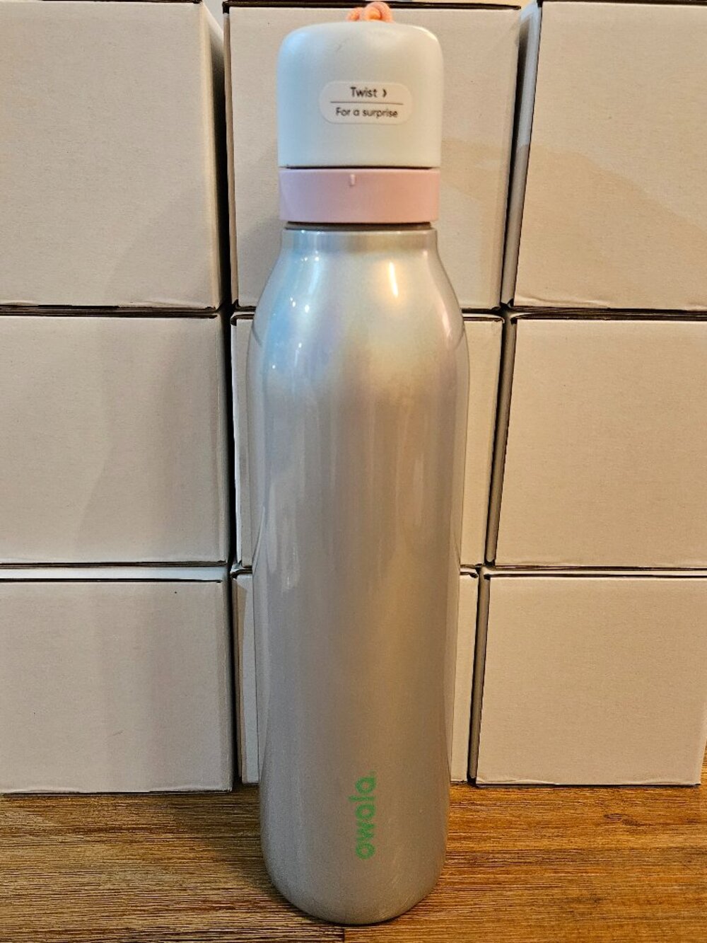 Owala 24oz FreeSip Twist in Opal Dream - custom cap